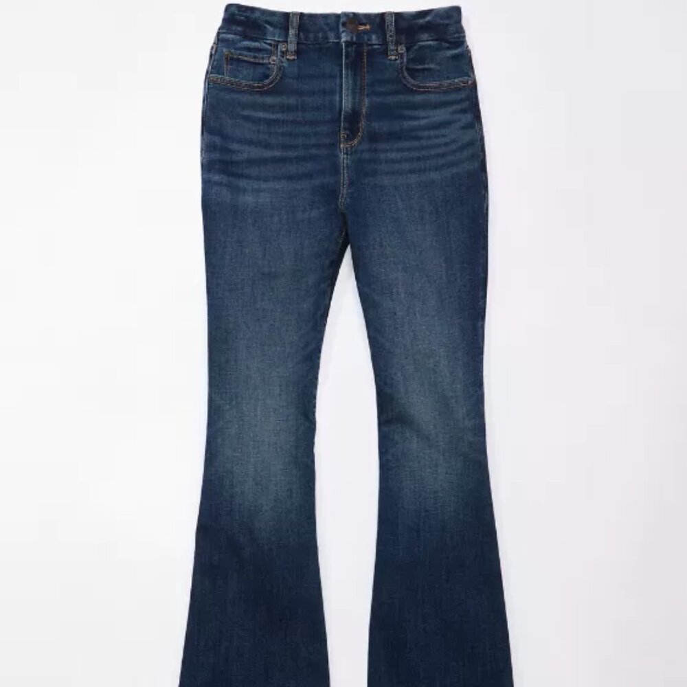 AE Next Level Curvy Super High-Waisted Flare Jean